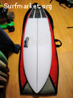 Tabla de surf DHD Phoenix 5'5 19" 2"5/16 de 27 litros