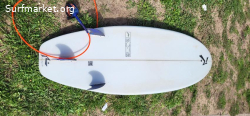 Tabla Surf Rusty Panda 6'4x 39.80 L