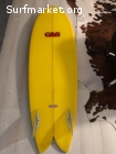 Tabla Surf Retro Twin Fin G&S 6'0''