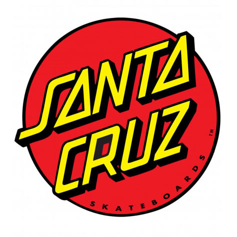 Sticker Santa Cruz Classic Dot 30cm - Tienda pegatinas skateboard Surfmarket