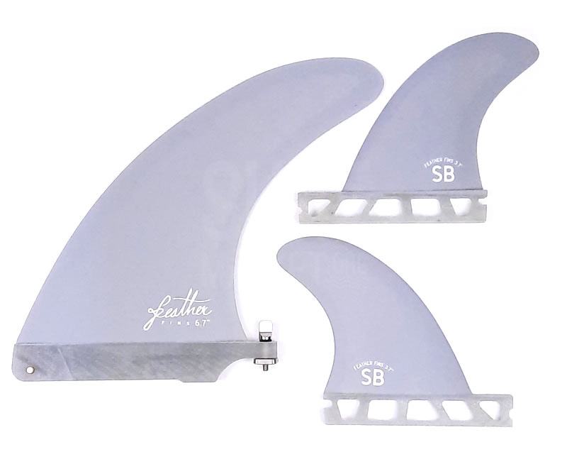  Feather Fins 2+1 Single Fin