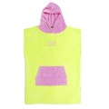 poncho-youth-hooded-lime-pink